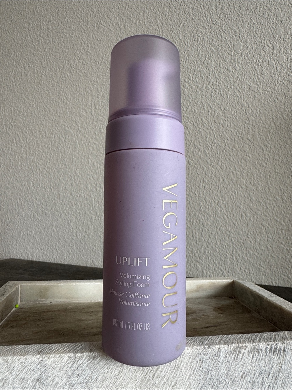 Vegamour Uplift Volumizing Styling Foam — Lavender